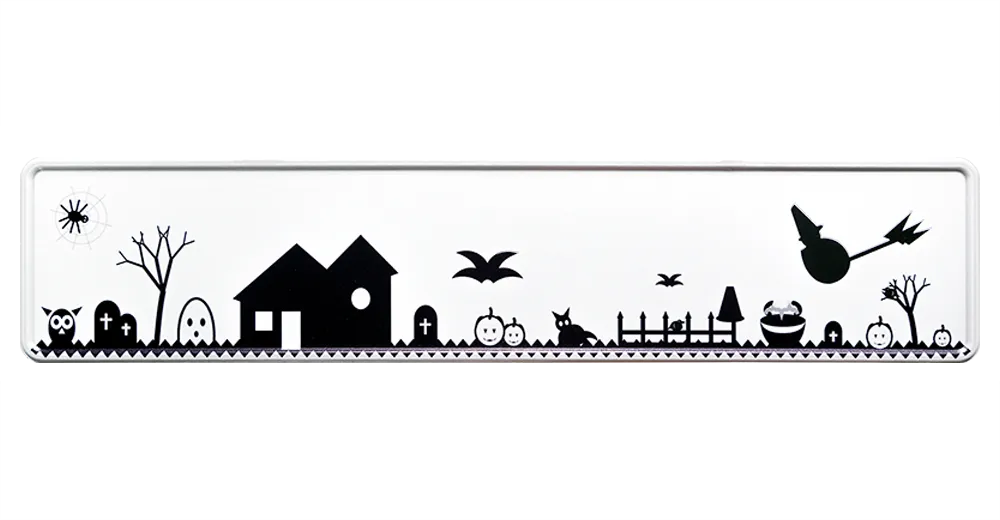 Halloween Fun-Kennzeichen
