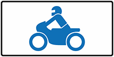 Motorrad-Kennzeichen