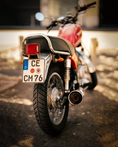 Motorrad-Kennzeichen