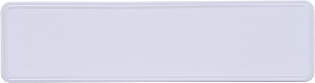 Geprägtes Fun - Junior Schild Weiß Reflektierend 340 x 90