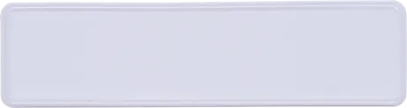 Geprägtes Junior Fun-Schild Weiß Reflektierend 340 x 90 x 1 mm