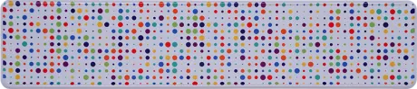 Geprägtes Funschild Wunschtextschild Dots