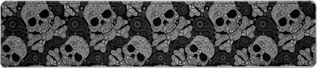 Geprägtes Funschild Wunschtextschild Skull