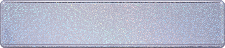 Geprägtes Funschild Wunschtextschild Glitzer Silber