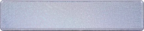 Geprägtes Funschild Wunschtextschild Glitzer Silber