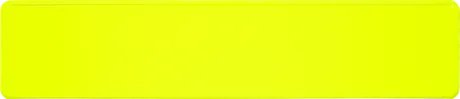 Geprägtes Funschild Wunschtextschild Gelb fluoreszierend