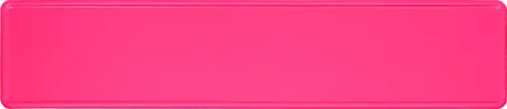 Geprägtes Funschild Wunschtextschild Pink fluoreszierend