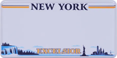 New York Fun-Kennzeichen | USA-Nummernschild Reflektierend 300 x 150 mm