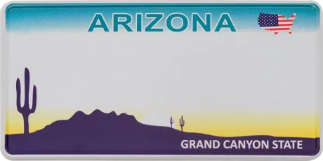 Arizona Fun-Kennzeichen | USA-Nummernschild Reflektierend 300 x 150 mm