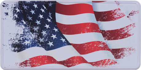 USA Flagge Fun-Kennzeichen | USA-Nummernschild Reflektierend 300 x 150 mm