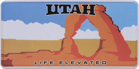 Utah Fun-Kennzeichen | USA-Nummernschild Reflektierend 300 x 150 mm