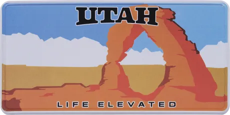 Utah Fun-Kennzeichen | USA-Nummernschild Reflektierend 300 x 150 mm