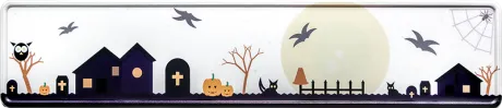 Fun-Kennzeichen Halloween mit Wunschtext